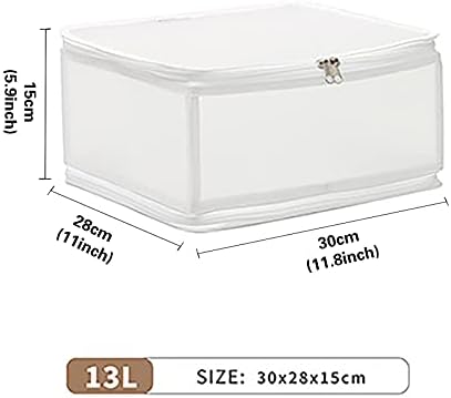 Vodootporna kutija za odlaganje sklopivi Prozirni organizator odjeće od polipropilena ladice za kućanstvo i organizatore