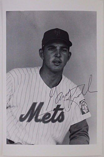 Geri Kroll Njujorški Mets Indijanci Astros Phillies s autogramom na razglednici veličine 3 do 5 cm.