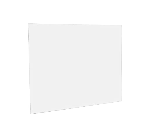 Prozirni akrilni list s pleksiglasom, 3/32 ”debela x 24” široka x 24 ”dugačak