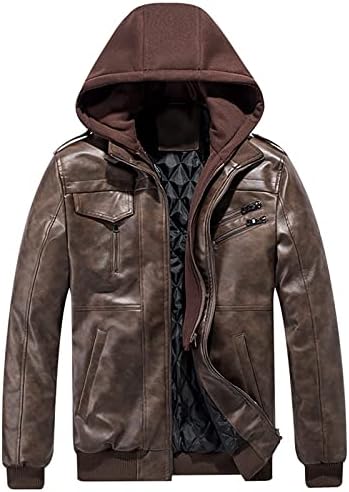 ADSSDQ muške lagane jakne, trendi kaputi s dugim rukavima muški park Preveliki zimski visoki vrat ugrađeni jakna srednja