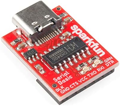 SparkFun Serial Basic Breaking - Alat za razvoj CH340C i USB -C uštedite prostor i novac u vašim DIY elektroničkim projektima