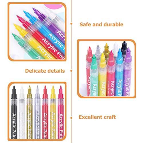 Coheali Tehnični dodaci za nokte 10 pcs art Nail Art 3d Oslikana olovka Crtanje noktiju grafiti Dotting olovka cvjetna olovka