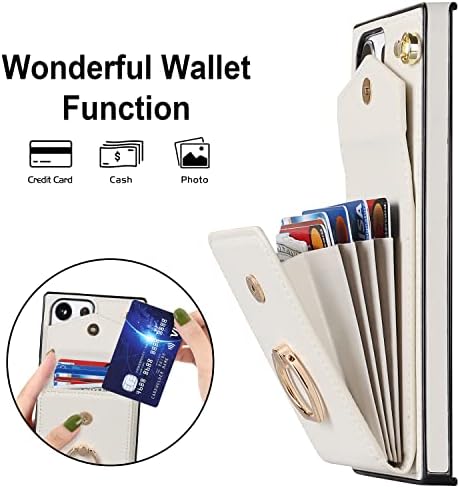 Torbica-knjižica za Samsung Galaxy S23 Ultra za žene i muškarce,torbica-novčanik za Galaxy S23 Ultra s 4 pretincima za kartice,