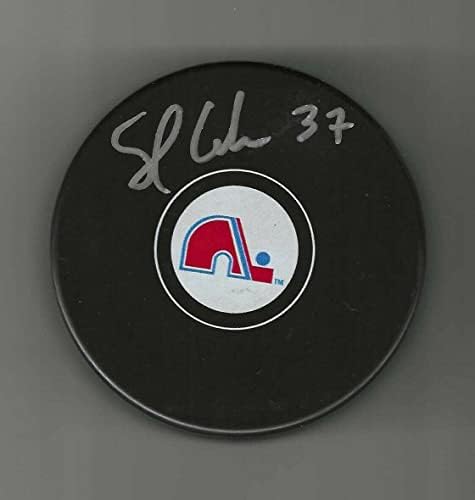 Sean Anderson potpisao je Kvebek Nordics NHL golove s autogramima.