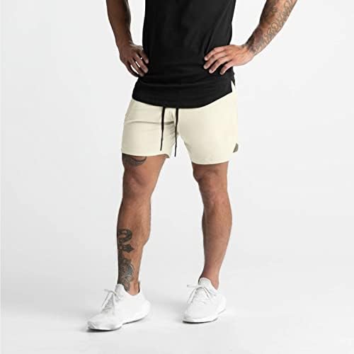 Muške sportske kratke hlače od 5 inča u boji jednobojne trenirke za trčanje ljetne kratke hlače za mlade muške hlače trend
