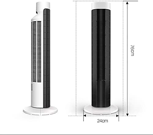 Ventilator oscilirajućeg tornja od 60 inča za čišćenje prostora prohladno ljeto ljubav Crno-bijela zaštitna ograda ručna
