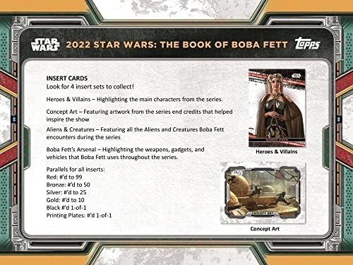 2022 Topps Ratovi zvijezda knjiga Bobe Fetta hobi kutija