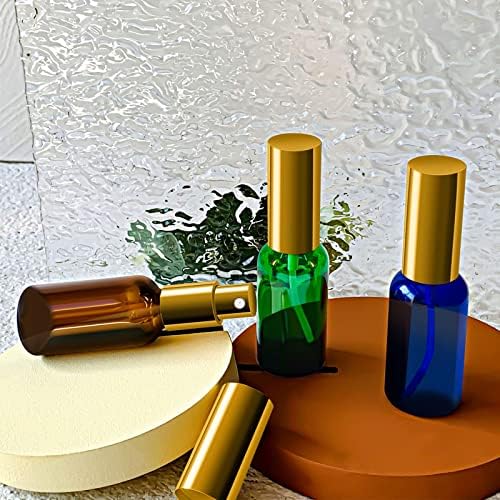 Željezni račun 1 oz/30 ml prazna staklena bočica s raspršivačem sa zlatnom pumpom raspršivač parfema za višekratnu upotrebu