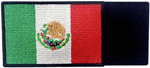Embtao Mexico Flag Flaster vezeni Applique Meksičko željezo na šivanju na nacionalnom amblemu