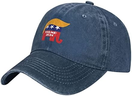 GHBC Trump 2024 odraslih bejzbol kapica Ženski kaubojski šešir za podesiv muškarac