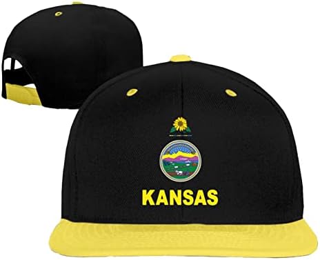 Hifenli Kansas državna zastava hip hop kapica za trčanje kape za dječake djevojke kape za bejzbol šeširi
