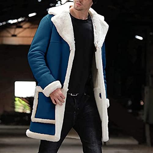 ADSSDQ muški kaput, odmor na dugim rukavima Veliki modni kapuljača muški biciklistički fit Udostavna jakna s patentnim zatvaračem