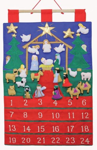 Adventski kalendar izrađen od tkanine vijesti radosti