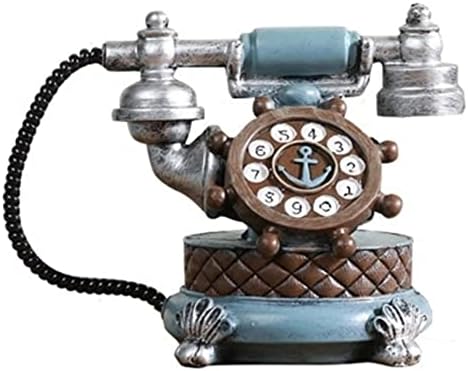 Dekorativni telefoni Model Telefonski zidni dekor, antička vintage rotacijski biranje ureda telefona radna površina ukrasni