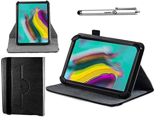 NavItech crni futrola sa 360 rotacijskim stalkom i olovkom kompatibilno sa Samsung Galaxy Tab Active 2 8 Tablet