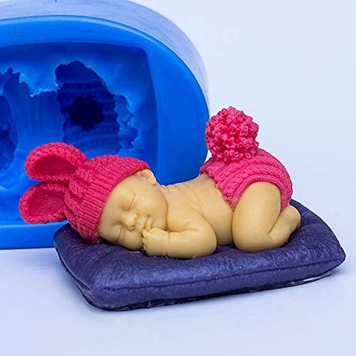 Kalup za sapun na jastuku 3D sapun kalup silikonski kalupi kalup za sapun kalup anđeoski kalup silikonski plijesan dječji