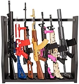 Kozje puške minijaturni stalak za pištolj | Crna akrilna plastika