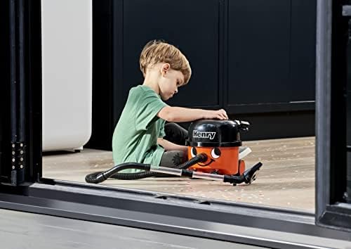 CASDON HENRY VACUUM CLANER | Gay Vacuum Cleaner za djecu u dobi od 3 godine | Izgleda i djeluje poput prave stvari, narančaste/crne
