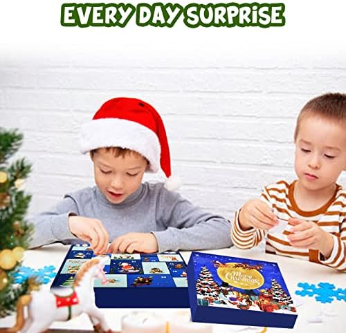 Fidget Adventski kalendar 2022. za djecu i odrasle, Božićni kalendar odbrojavanja sa zabavnim i senzornim fidget igračkama,