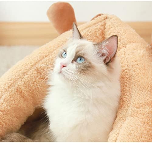 Krevet za mačke za kućne mačke, strojno pranje, krevet za mačke za kućne mačke ili male pse, štene, mačkicu, mačkicu, zeca,