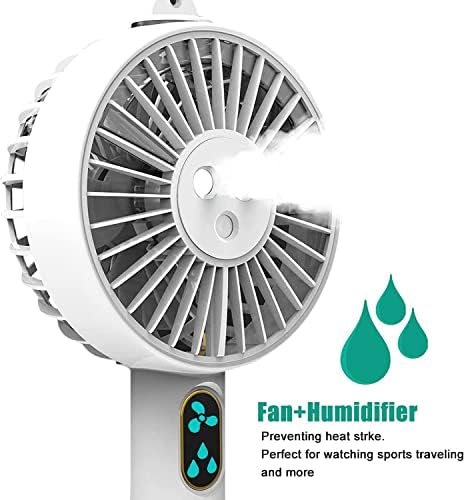 Putni ventilator ručni ventilator s punjivom baterijom Podesivi ventilator od 3 brzine 3-17 sati osobni ventilator za hlađenje