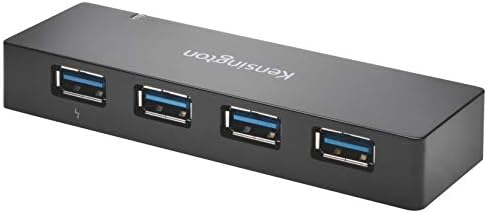 7-portni hub Kensington USB 3.0 prijenos podataka do 5 Gbps - 3 ampere za brzo punjenje pametnih telefona i tableta, instalacija