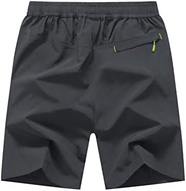 Muške Brzosušeće planinarske kratke hlače, lagane sportske kratke hlače za teretanu na otvorenom s džepovima s patentnim