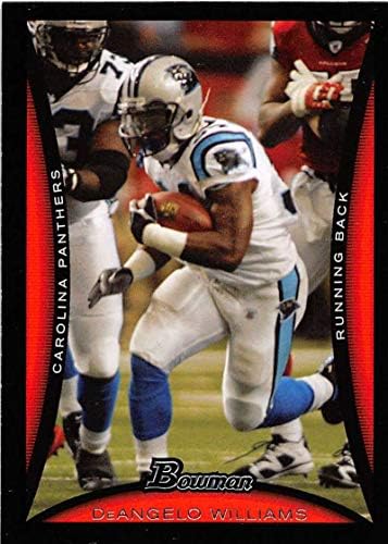 2008. Bowman nogomet 54 DeAngelo Williams Carolina Panthers Službena NFL trgovačka kartica s Topps -a