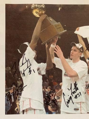 Syracuse Basketball 12x16 Team Photo potpisao GMAC+Hakim+Forth+Ostali+CoA+Bonus - Košarka s autogramima s autogramom