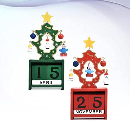 Uredski kalendar od 6 komada božićno odbrojavanje adventski kalendar od drvenih blokova Uradi Sam adventski kalendar od drvenih