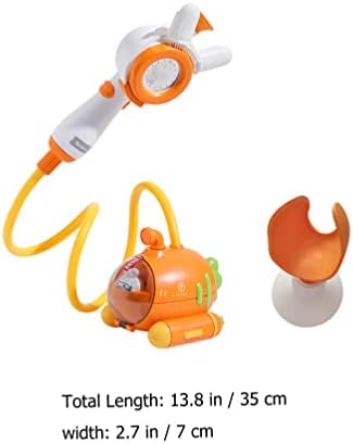 Toyvian Kids Bath Toy igračka podmornice Spray Station Battery Operirana vodena pumpa s ručnim tušem glava crtana igračka