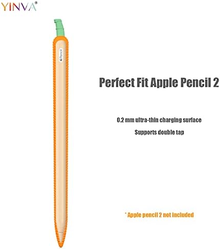 Yinva omot kućišta kompatibilno s Apple Pencil 2. generacijom, Slatki dodaci za ručak kukuruza kompatibilni s iPad olovkom