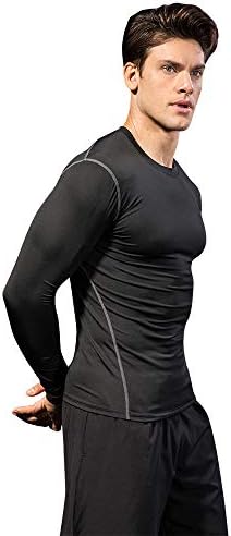 Toptie muška košulja s dugim rukavima, atletski osnovni sloj, muški toplinski vrh