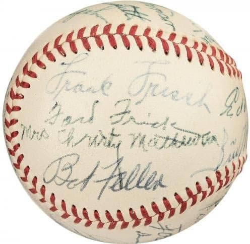 Povijesna Jackie Robinson 1962. HOF indukcija potpisana bejzbol s podružnicom Rickey PSA - Autografirani bejzbol
